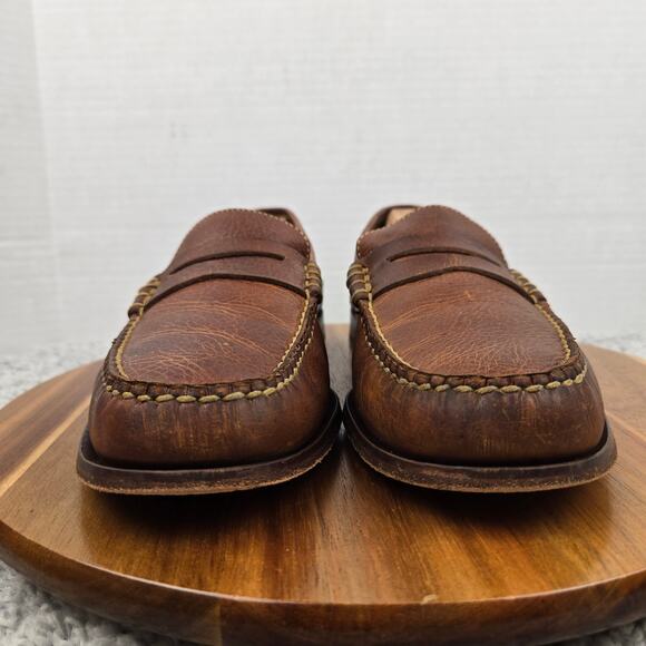 Martin Dingman Mens 9M All American Saddle Brown Leather Daily Penny Loafer - Picture 4 of 13